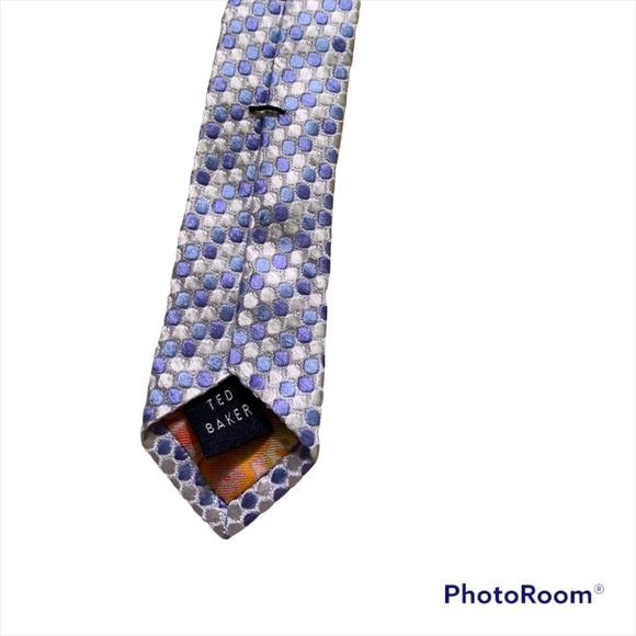 Ted Baker London Men's 100% Silk Tie - Picture 5 of 6